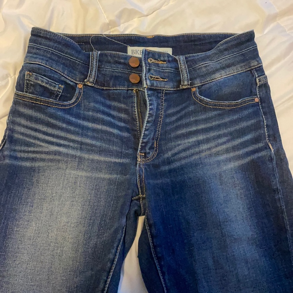 Mid rise skinny jeans